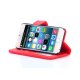 Etui livre rouge pour Apple iPhone 6 4.7''