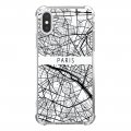 Coque iPhone X/Xs anti-choc souple angles renforcés transparente Carte de Paris La Coque Francaise.