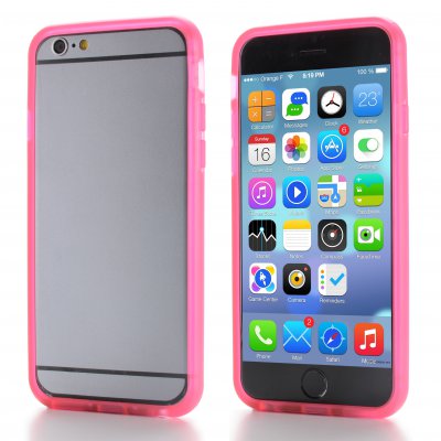 Bumper souple rose pour Apple iPhone 6 4.7" 