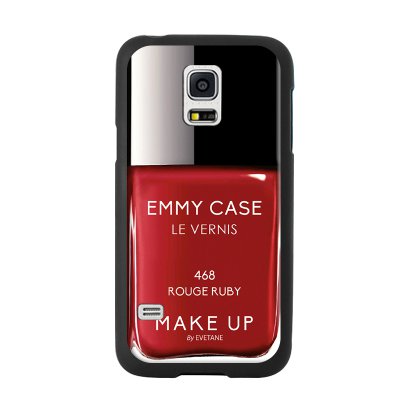 Coque Vernis rouge pour Samsung Galaxy S5 mini G800