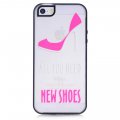 Coque transparente All you need is shoes phosphorescent Apple iPhone 5 / 5S