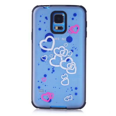 Coque transparente Coeurs pour Samsung Galaxy S5
