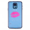 Coque transparente Kiss me pour Samsung Galaxy S5
