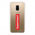 Coque Samsung Galaxy A8 2018 360 intégrale transparente SuperMeuf Tendance La Coque Francaise.