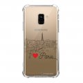 Coque Samsung Galaxy A8 2018 anti-choc souple angles renforcés transparente J'aime Paris La Coque Francaise.