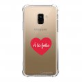 Coque Samsung Galaxy A8 2018 anti-choc souple angles renforcés transparente A_la_folie La Coque Francaise.