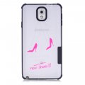 Coque transparente All you need is shoes phosphorescent Samsung Galaxy Note 3