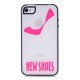 Coque transparente All you need is shoes phosphorescent pour Apple iPhone 4/4S