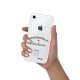 Coque iPhone 7/8/ iPhone SE 2020/ 2022 silicone transparente Mademoiselle Attachiante ultra resistant Protection housse Motif Ecriture Tendance Evetane