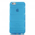 Coque silicone bombée bleu transparent Apple iPhone 6 4.7''
