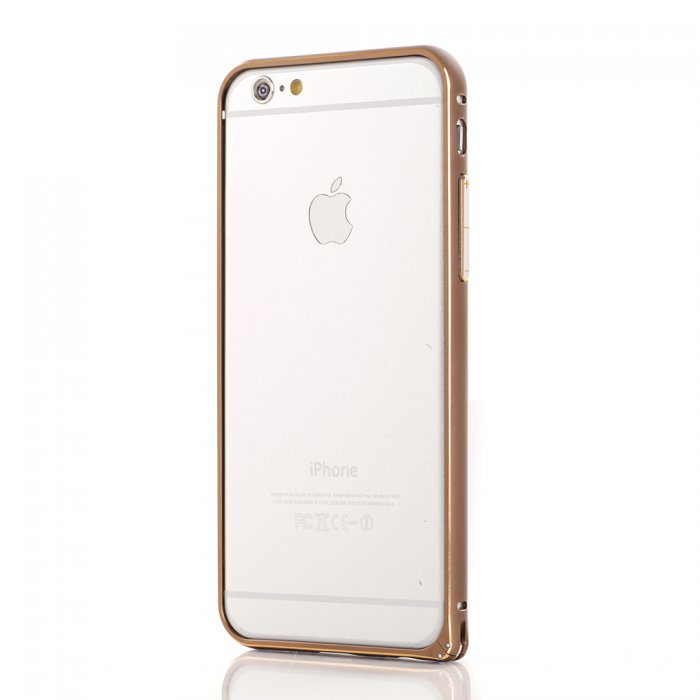 Bumper métallique marron pour Apple iPhone 6 Plus