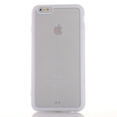 Coque transparente avec bumper blanc pour Apple iPhone 6 Plus