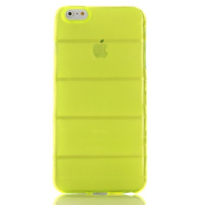 Coque silicone bombée vert transparent Apple iPhone 6 Plus