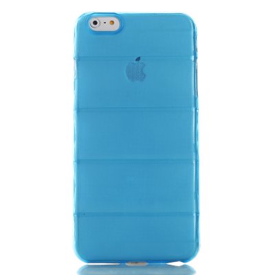 Coque silicone bombée bleu transparent Apple iPhone 6 Plus