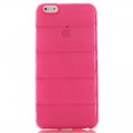 Coque silicone bombée rose transparent Apple iPhone 6 Plus