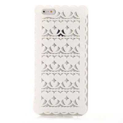 Coque rigide dentelle Blanche pailletée pour Apple iPhone 5 / 5S