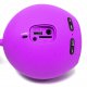 Mini enceinte bluetooth lumineuse Little animal violet