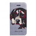 Paul Joe Etui Folio Parchwork Dog Apple Iphone 6/6s**