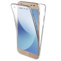 Coque transparente intégrale 360° en silicone souple pour Samsung Galaxy J3 2017
