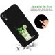 Coque iPhone Xr Silicone Liquide Douce noir After Mojito Evetane.