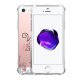 Coque iPhone 5/5S/SE anti-choc souple angles renforcés transparente Vivre de copines La Coque Francaise.