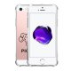 Coque iPhone 5/5S/SE anti-choc souple angles renforcés transparente Barbu mais pas piquant La Coque Francaise.