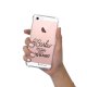 Coque iPhone 5/5S/SE anti-choc souple angles renforcés transparente Barbu mais pas piquant La Coque Francaise.