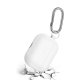 Housse de protection  pour Airpods Pro Silicone Liquide Blanc