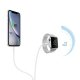 Câble lightning et compatible avec Apple Watch 2 en 1 - Blanc
