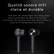 Ecouteurs Bluetooth intra-auriculaires sans fil Noir