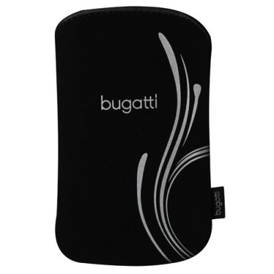 Etui slim case Bugatti noir argent 73x122cm (M)