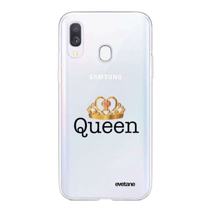 إيلي صعب Coque Samsung Galaxy A40 360 intégrale transparente Queen Tendance Evetane. - Coquediscount