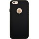 Coque rigide noire et contour doré pour Apple iPhone 6 et 6S 