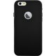Coque rigide noire et contour argenté pour Apple iPhone 6 et 6S 