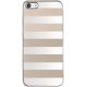 Coque Qdos rayée champagne et argent pour iPhone 5/5S