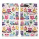 Etui livre motif Chouettes pour Wiko Rainbow