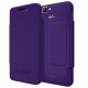 WIKO étui Cover Back Folio violet pour WIKO RAINBOW 4G