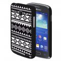 Coque rigide Aztèque noir et blanc pour Samsung Galaxy ACE 4