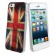 Coque arriere drapeau UK vintage pour Apple iPhone 5/5S