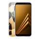 Coque Samsung Galaxy A8 2018 360 intégrale transparente Or Noir Tendance La Coque Francaise.