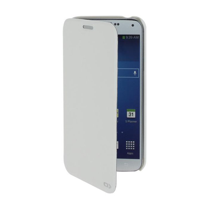 Etui portefeuille blanc série Full color pour Samsung Galaxy S5 Mini