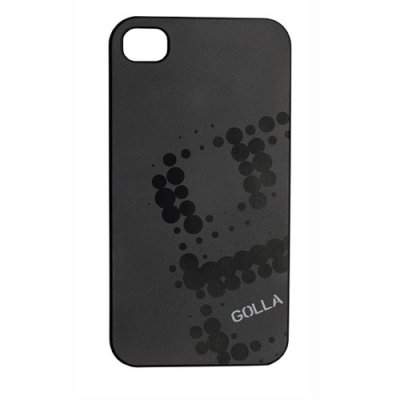 Coque arriere de protection gris fonce Golla iPhone 4