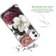 Coque iPhone 11 anti-choc souple angles renforcés transparente Fleurs roses La Coque Francaise.