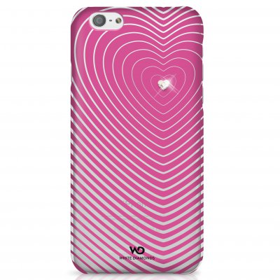 White Diamonds Protection Arriere Rose Heartbeat Iphone 6/6s**