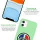 Coque iPhone 11 Silicone Liquide Douce vert pâle Ca gazz Ecriture Tendance et Design La Coque Francaise