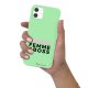 Coque iPhone 11 Silicone Liquide Douce vert pâle Femme Boss Ecriture Tendance et Design La Coque Francaise