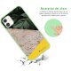 Coque iPhone 11 Silicone Liquide Douce vert pâle Trio Jungle Ecriture Tendance et Design La Coque Francaise