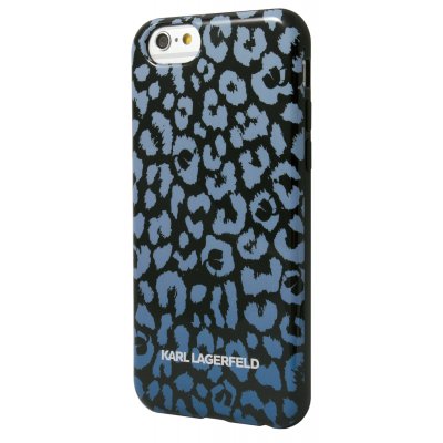 Karl Lagerfeld coque Tpu Kamouflage bleu pour Apple iPhone 6 Plus