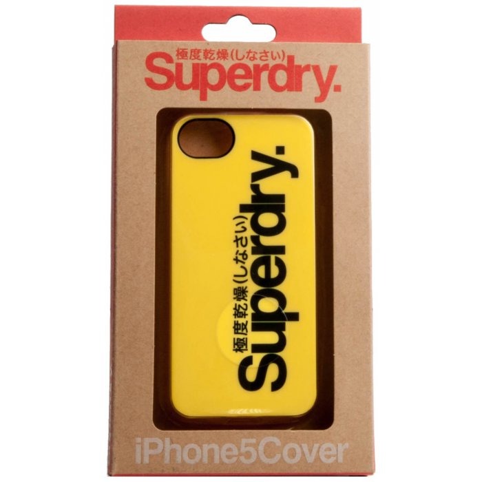 Coque Superdry pour iPhone 5/5S jaune et noir