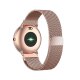 Montre connectée multi-fonctions IP67 avec bracelet modifiable (silicone ou métallisé) Rose Gold